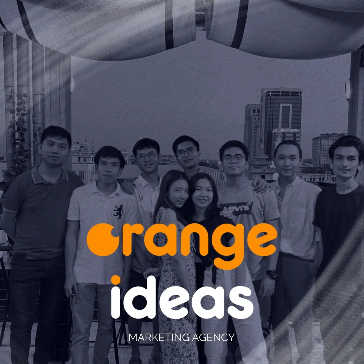 Orange ideas team website feature photo